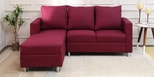 Hiroto RHS 2 Seater Sofa In Redish Brown Colour image